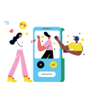پیش‌نمایش فایل dating-apps-9735818 از پک Generation - Z