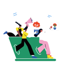 پیش‌نمایش فایل virtual-activism-9735813 از پک Generation - Z