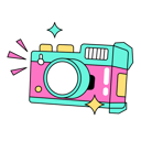 پیش‌نمایش فایل camera-10410701 از پک Nineties رترو استیکر