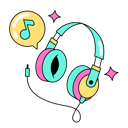 پیش‌نمایش فایل handphone-10410691 از پک Nineties رترو استیکر