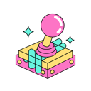 پیش‌نمایش فایل joystick-10461609 از پک Nineties رترو استیکر