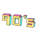 پیش‌نمایش فایل nineties-10410703 از پک Nineties رترو استیکر