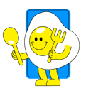 پیش‌نمایش فایل mr-eggs-holding-fork-and-spoon-10874014 از پک شخصیت بامزه استیکر
