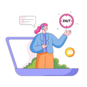 پیش‌نمایش فایل 24-hours-customer-support-10973252 از پک Custo - مشتری خدمات