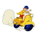 پیش‌نمایش فایل boy-riding-a-scooter-11450916 از پک سفر و تعطیلات