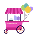 پیش‌نمایش فایل cart-cotton-candy-11881629 از پک Carnaval
