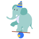 پیش‌نمایش فایل circus-elephant-on-the-ball-11881663 از پک Carnaval