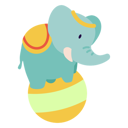پیش‌نمایش فایل elephant-circus-11881634 از پک Carnaval