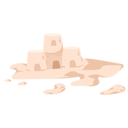 پیش‌نمایش فایل sand-castle-12126704 از پک ساحل