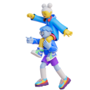 پیش‌نمایش فایل boy-carrying-girl-on-shoulder-5581377 از پک Cartoon شخصیت
