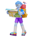 پیش‌نمایش فایل boy-finding-location-on-map-5581381 از پک Cartoon شخصیت
