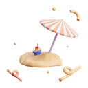 پیش‌نمایش فایل beach-umbrella-6751735 از پک سفر و تعطیلات