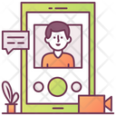 پیش‌نمایش فایل mobile-video-call-5310855 از پک بازاریابی موبایل