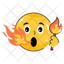 پیش‌نمایش فایل fire-emoticon-9303111 از پک کارناوال