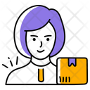 پیش‌نمایش فایل courier-girl-12848485 از پک لجستیک و ارسال