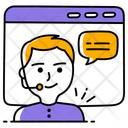 پیش‌نمایش فایل online-consultant-12848203 از پک مشاوره