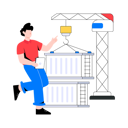 پیش‌نمایش فایل container-loading-7109394 از پک تحویل