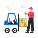 پیش‌نمایش فایل delivery-man-with-forklift-truck-7109402 از پک تحویل