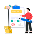 پیش‌نمایش فایل logistics-contract-7109371 از پک تحویل