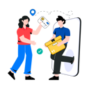 پیش‌نمایش فایل online-delivery-7109376 از پک تحویل