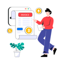 پیش‌نمایش فایل crypto-invoice-7108728 از پک بلاکچین