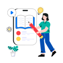 پیش‌نمایش فایل education-app-7107953 از پک آموزش آنلاین