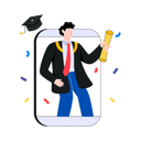 پیش‌نمایش فایل online-graduating-7107963 از پک آموزش آنلاین