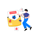 پیش‌نمایش فایل email-threat-7155311 از پک امنیت سایبری