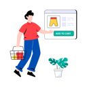 پیش‌نمایش فایل add-to-basket-7250242 از پک خرید آنلاین