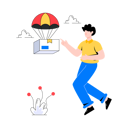 پیش‌نمایش فایل air-balloon-delivery-7250243 از پک خرید آنلاین