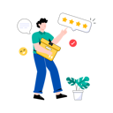 پیش‌نمایش فایل delivery-feedback-7250217 از پک خرید آنلاین
