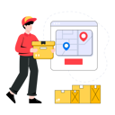 پیش‌نمایش فایل delivery-man-delivery-parcel-7250231 از پک خرید آنلاین