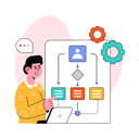 پیش‌نمایش فایل workflow-process-7466829 از پک کسب و کار