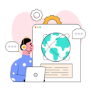 پیش‌نمایش فایل customer-support-7467159 از پک حباب کسب‌وکار