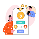 پیش‌نمایش فایل online-money-transfer-7467138 از پک حباب کسب‌وکار