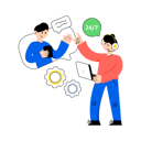 پیش‌نمایش فایل 24-hour-customer-service-8022865 از پک ارتباطات