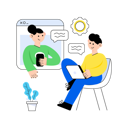 پیش‌نمایش فایل online-business-meeting-8022853 از پک ارتباطات