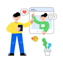 پیش‌نمایش فایل online-dating-8022850 از پک ارتباطات