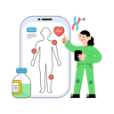پیش‌نمایش فایل online-doctor-8071328 از پک سلامت و مراقبت
