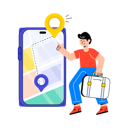 پیش‌نمایش فایل man-doing-mobile-tracking-8324763 از پک نقشه و مسیریابی