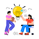 پیش‌نمایش فایل discussing-creative-idea-8451660 از پک خدمات تبلیغاتی