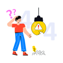 پیش‌نمایش فایل boy-getting-404-error-8628578 از پک تولیدکننده محتوا