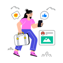 پیش‌نمایش فایل female-blogger-putting-travelling-world-content-social-media-8628571 از پک تولیدکننده محتوا