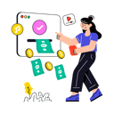 پیش‌نمایش فایل girl-getting-revenue-from-content-8628570 از پک تولیدکننده محتوا