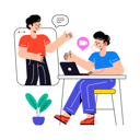 پیش‌نمایش فایل online-content-creator-interview-8628583 از پک تولیدکننده محتوا