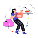پیش‌نمایش فایل girl-doing-cloud-data-transfer-8628853 از پک خدمات وب