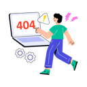پیش‌نمایش فایل girl-getting-error-404-8628866 از پک خدمات وب