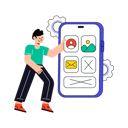 پیش‌نمایش فایل man-doing-mobile-ui-design-8628869 از پک خدمات وب