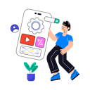 پیش‌نمایش فایل man-working-on-application-development-8628898 از پک خدمات وب