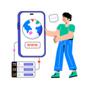 پیش‌نمایش فایل man-working-on-mobile-hosting-8628868 از پک خدمات وب